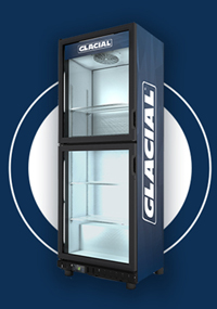 commercial coolers Glacial vertical over-zero cooler